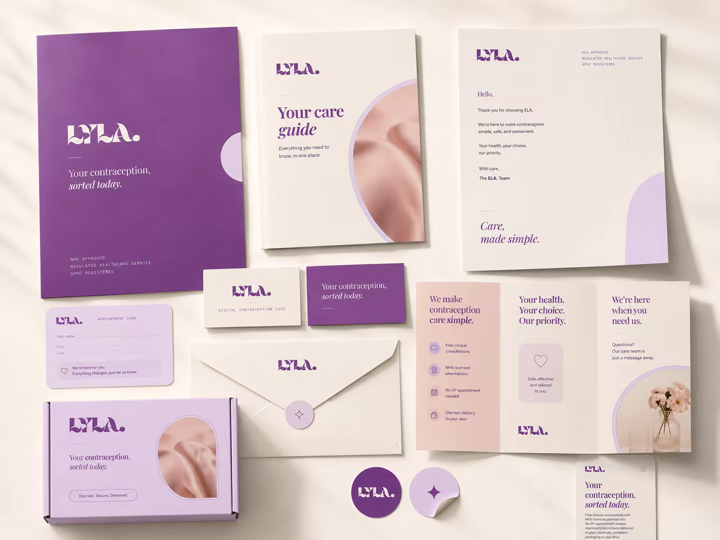 Lyla for She — Branding project (identity, system) by Quantum Impact, Derby
