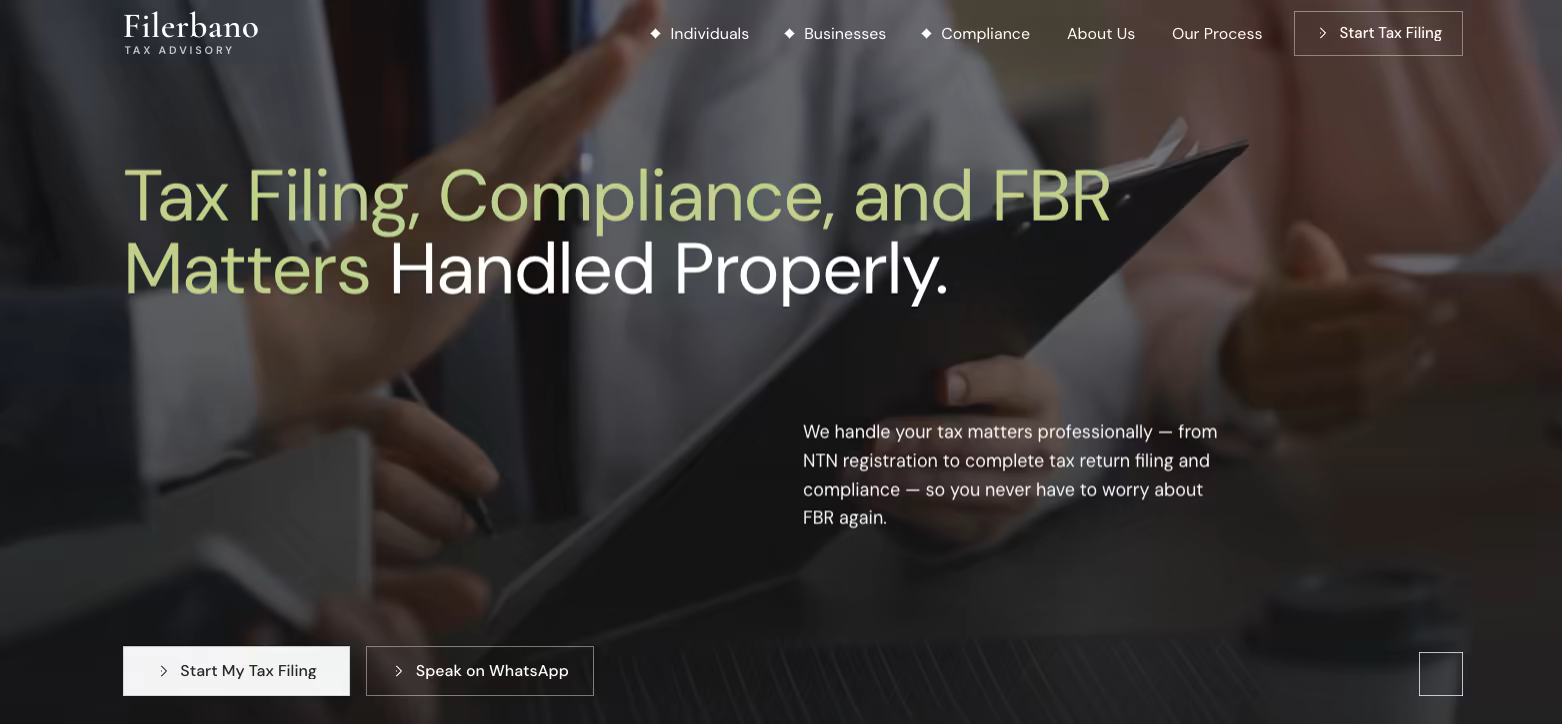 filerbano — Web project (site, brand) by Quantum Impact, Derby